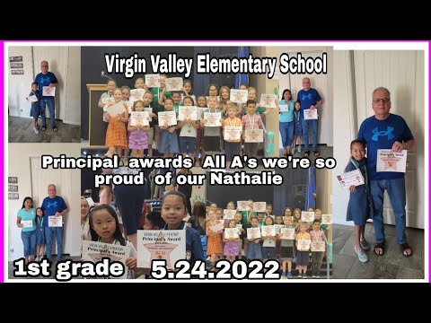Virgin Valley Elementary School  Principal awards all A's we're so proud  of our Nathalie|Natlyn