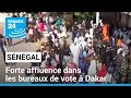 Prsidentielle au sngal  forte affluence dans les bureaux de vote  dakar  france 24