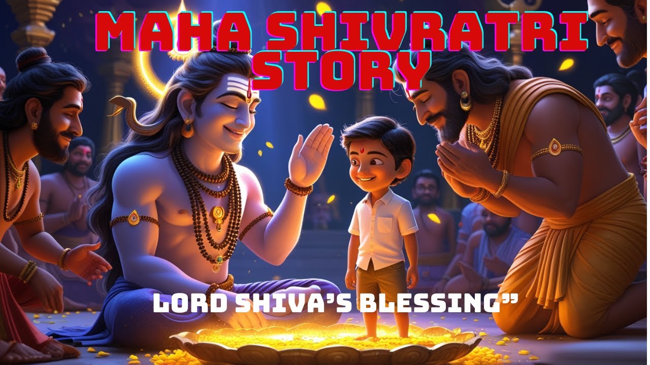 "Maha Shivratri Story for Kids | Lord Shiva’s Blessing | Animated Moral Story in 3D" 