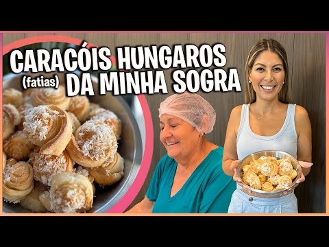 RECEITA DE CARACÓIS HÚNGAROS DA MINHA SOGRA (Fatias Húngaras)