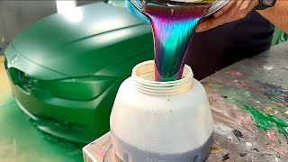 INSANE Results Spraying Our WILDEST HyperShift Over Hunter Green (Viewer Picked)