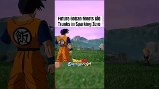 Будущий Гохан встречает маленького Транкса в Sparking Zero #dragonballsparkingzero #sparkingzero ...