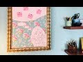 How I made this fabric covered pin board