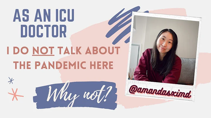 why I do not talk about the pandemic on this channel as an ICU doctor