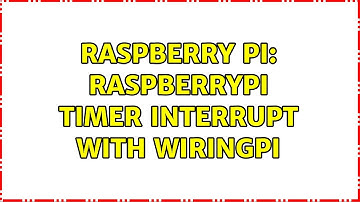 Raspberry Pi: RaspberryPi Timer Interrupt with WiringPi
