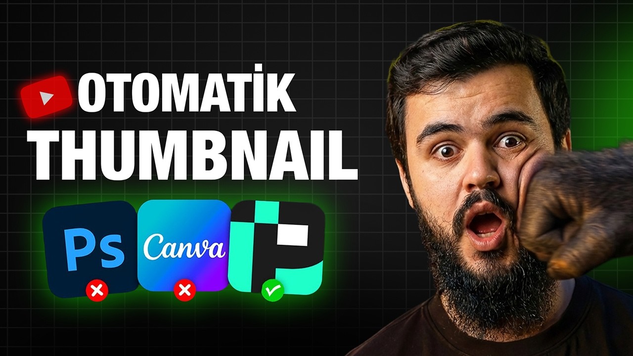 2026'te Photoshop’a Elveda! Bu Yapay Zeka Thumbnail Düzenlemeyi Bitirdi!