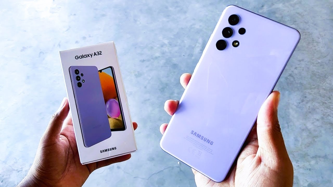 Samsung Galaxy A32 6GB RAM 128GB ROM Unboxing By Farooq Mobiles