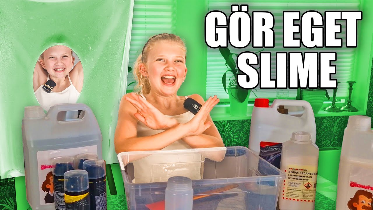 🧼🌟Gör eget Slime! 15 Liter & Självlysande!  Världens Största Slime?  😱✨