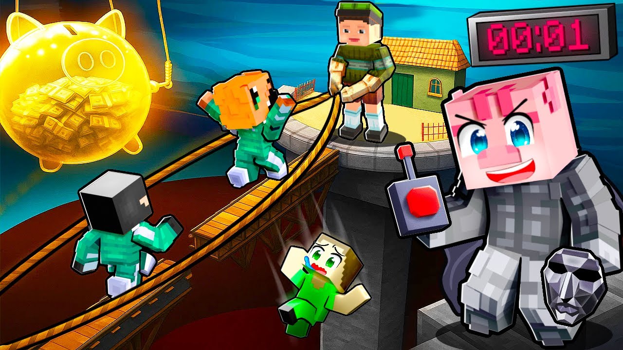 BOUCHAL POŘÁDÁ svoji SQUID GAME 3 v Minecraftu!