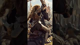 Rapunzel As A Warrior Queen Den Armor Gleaming