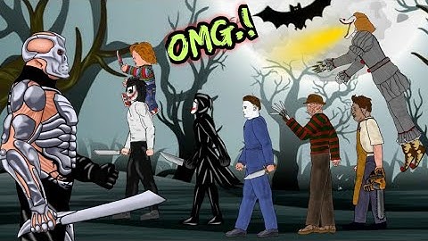 Uber Jason vs Freddy Krueger, Chucky, IT Pennywise, Michael, Jeff, Leatherface, Ghostface [Dc2]