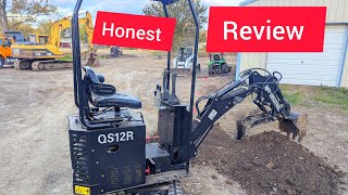 AGT Industrial QS12R Mini Excavator Review - 100 Hour Review - Junk? 