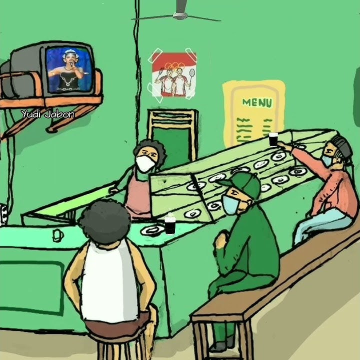 Story WA Animasi || Nonton TV (Juragan Empang)