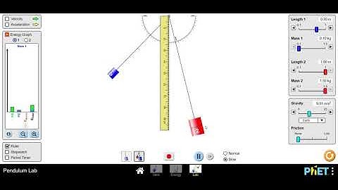 Potential and Kinetic energy on a pendulum