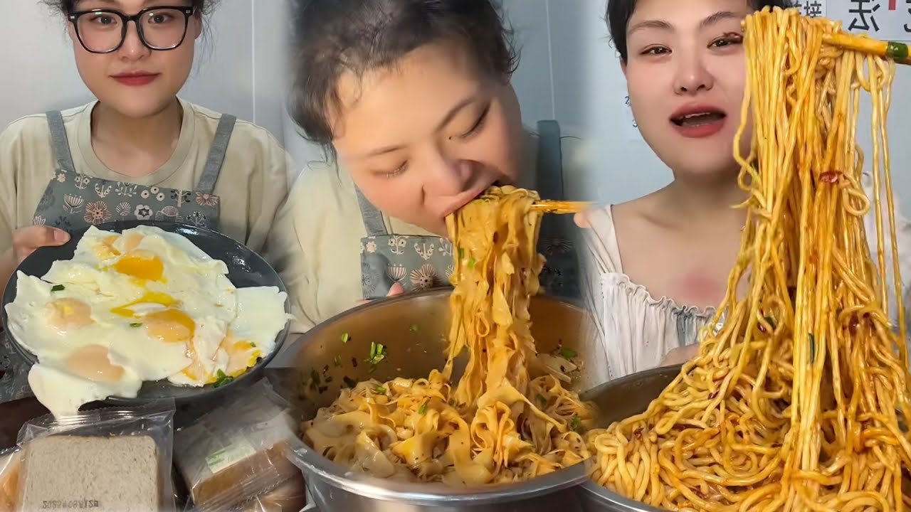 China girl eating food chellange 2025 #大食い早食い #고기먹방 #三大爷美食铺