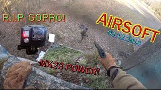 Airsoft CZ Točná R.I.P. GoPro! MK23 Marui 03.12.2016 [GoPro HERO4 Black]