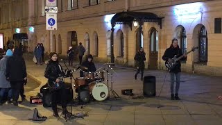 St. Petersburg street band (Chris Isaak «Wicked Game» cover)