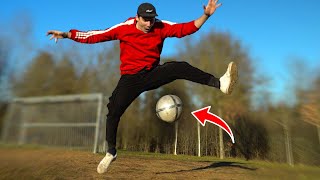 SELBSTEXPERIMENT: 6 Fußball Trick in 60 Minuten lernen! ⚽