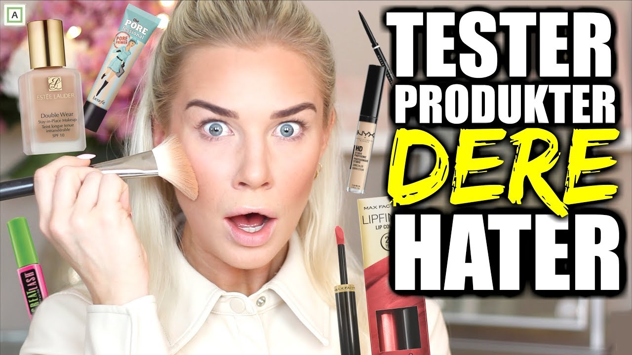 SMINKER MEG med produkter dere HATER!