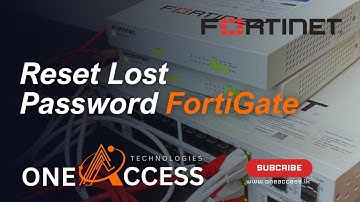 🔐 How to Reset a Lost Password on FortiGate | Step-by-Step Guide