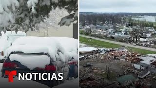 Mal tiempo en Texas y Colorado, así como tornados en el Centro | Noticias Telemundo