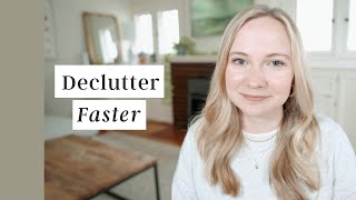 ONE THING TO HELP YOU DECLUTTER WAY FASTER | Minimalism