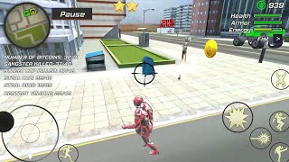 Super crime steel war Hero iron flying mech Robot  trying to survive, a launcher short gameplay screenshot 4