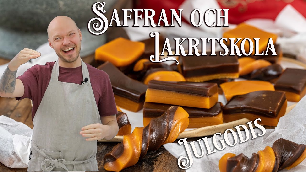 Saffran & Lakritskola! – Julens godaste julgodis!