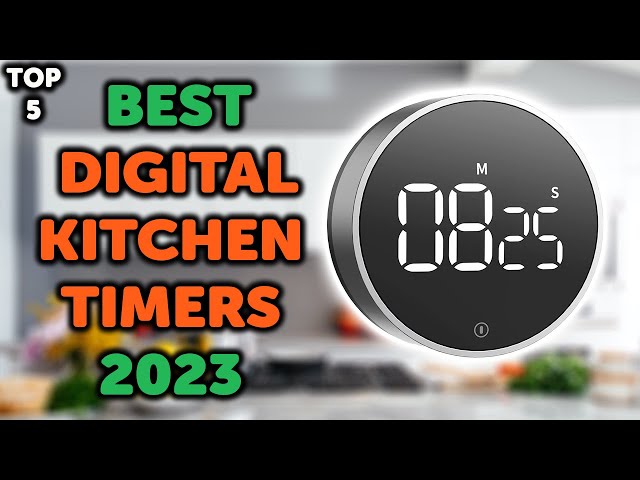 Great Choice Products Digital Kitchen Timer Large Lcd Magnetic Egg