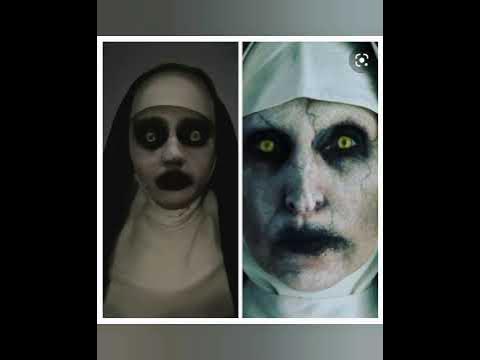 My conjuring look'Valak'😀|like|comments|share|subscribe 😊|#shorts # ...