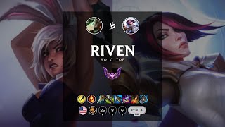 Riven Top vs Fiora - NA Master Patch 12.15