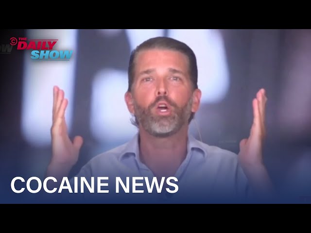Cocaine News with Don Jr. | The Daily Show class=