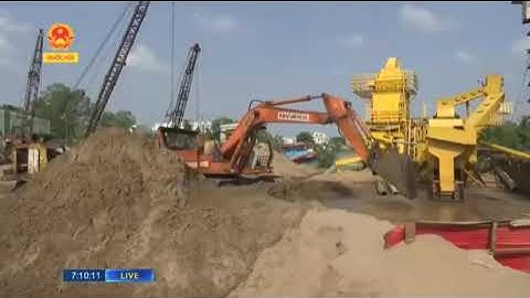 Xử Lý Cát Biển Nhiễm Mặn Thành Cát Xây Dựng