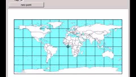 Locate a Point on a Map of the World
