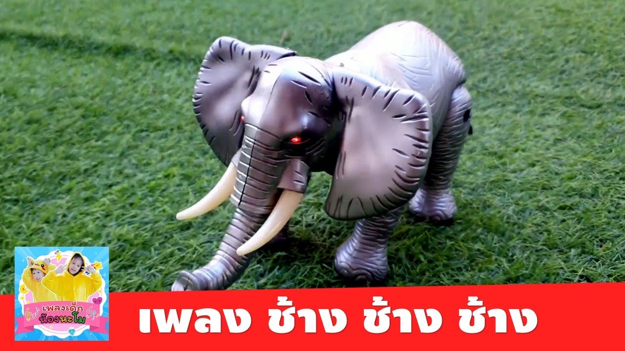 เพลง ช้าง ช้าง ช้าง น้องเคยเห็นช้างหรือเปล่า | MV รีวิวช้างของเล่น ใส่ถ่านเดินได้