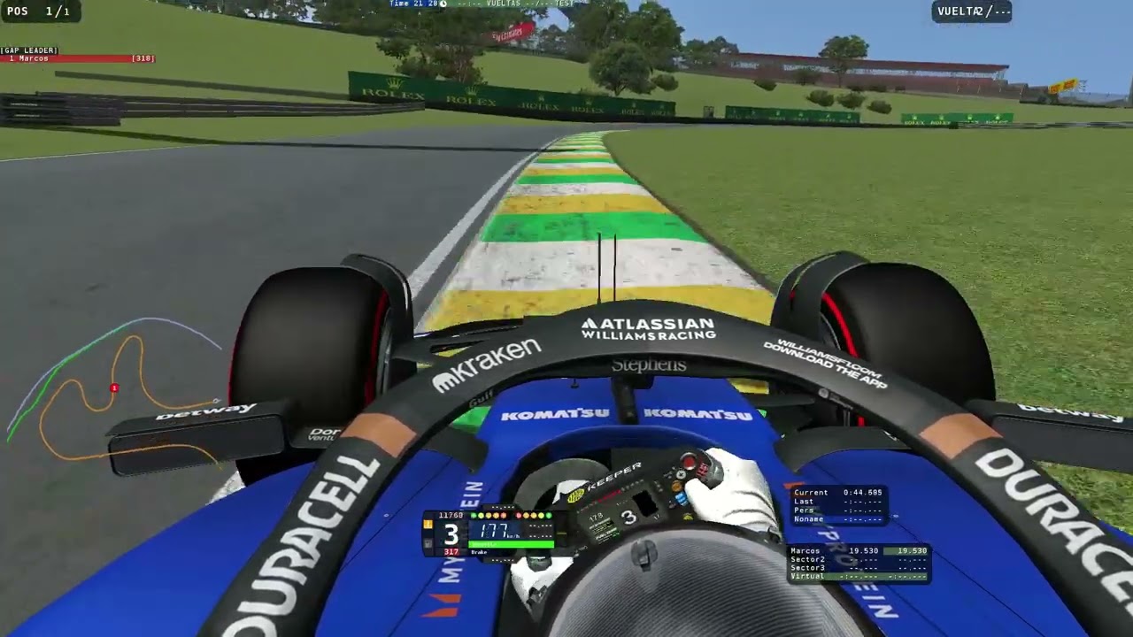 rFactor F1 2025 GV Gameplay