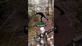 Biker Broke Bridge !😱