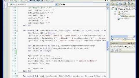 Visual Basic Data Base Tutorials