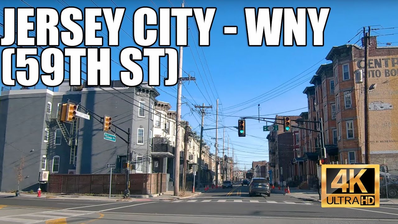 Driving Jersey City to West New York (4K) YouTube