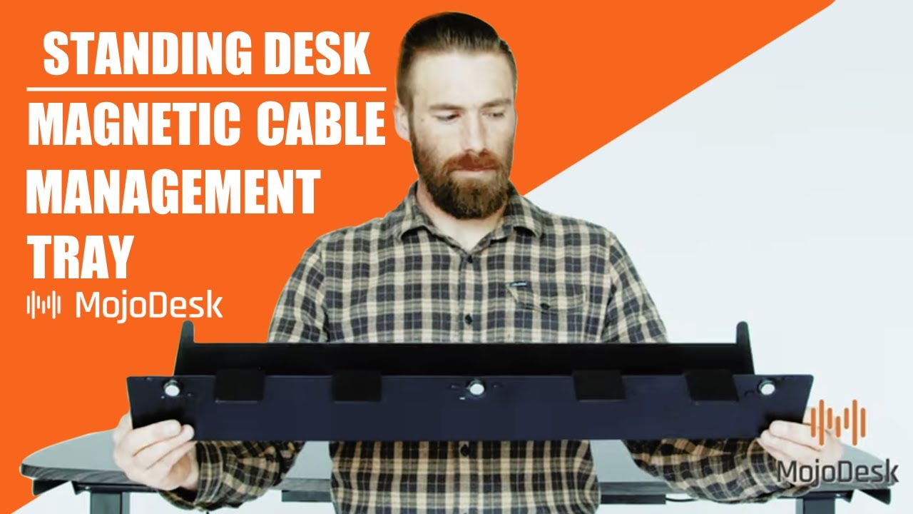 Cable Management Tray for Standing Desks MojoDesk