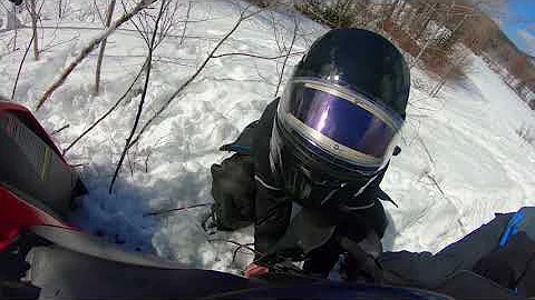 Snowmobile rental experience in Speculator NY