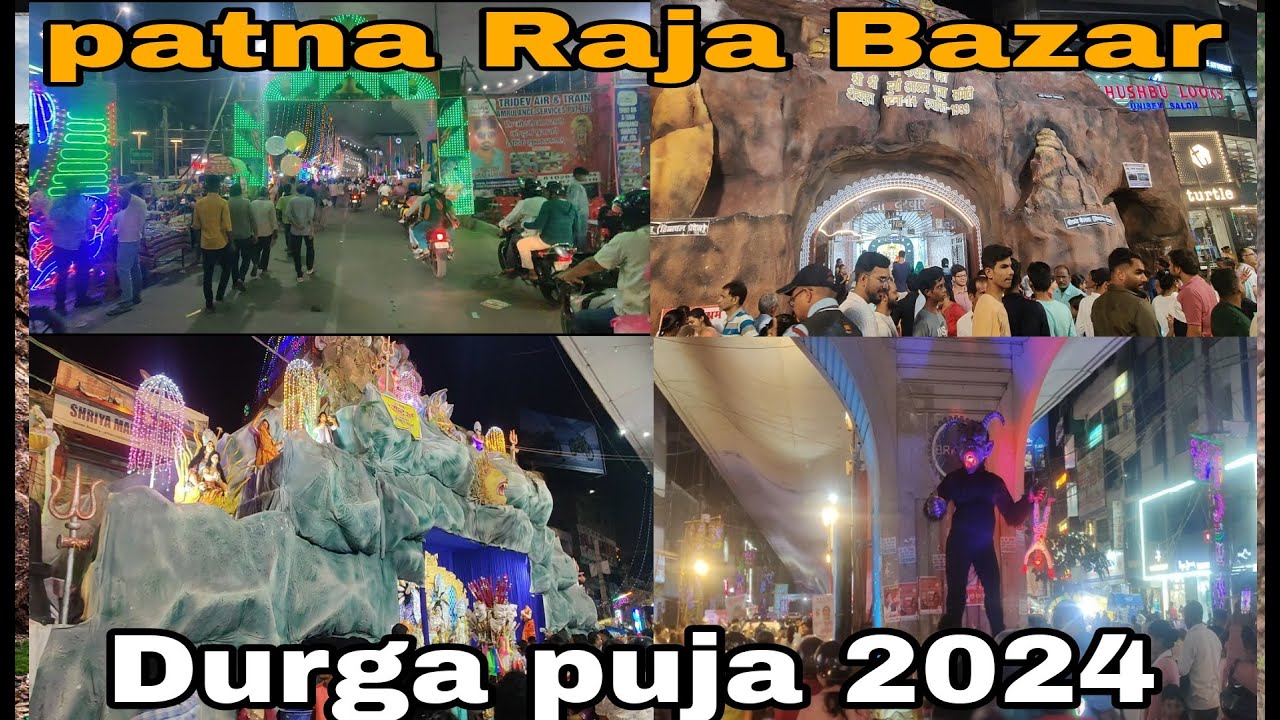 Patna Raja Bazar Durga puja (Dussehra) 2024 Tour