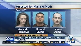 3 charged in meth-making operation in Martin Co.