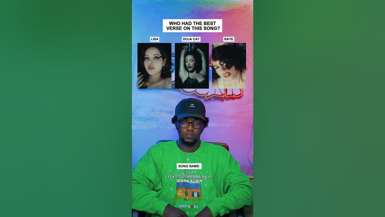 Who Had The Best Verse On This Song? LISA "BORN AGAIN" feat Doja Cat & RAYE #shorts #music #kpop