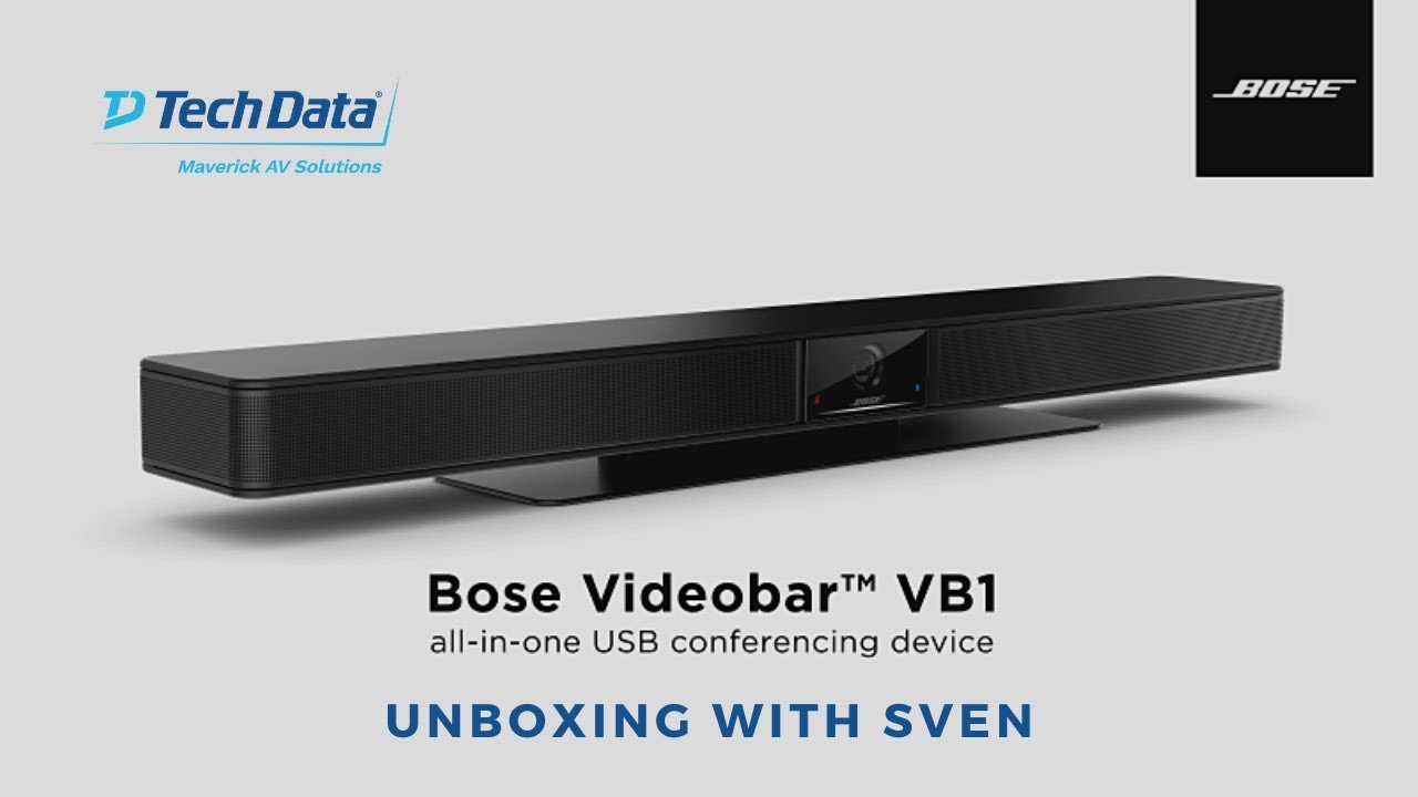 The Bose Videobar VB1: Unboxing - YouTube