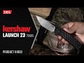 Video: มีดออโต้ Kershaw Launch 23 Automatic Knife Black Aluminum (154CM 3.3" Two-Tone),7305