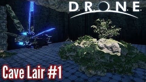 D.R.O.N.E | Building My Cave Lair | Part 1 | Happy little Trees & Rocks