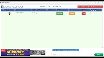 Hướng dẫn đăng nhập Vào phần mềm Simple Facebook bản Cookie và Chrome Profile