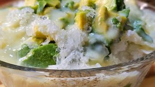 Avocado Con Yelo With Condensed Milk ||Summer Recipe