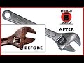 How to Remove Rust with from metal and tools DIY Electrolysis process for motorcycles and auto parts